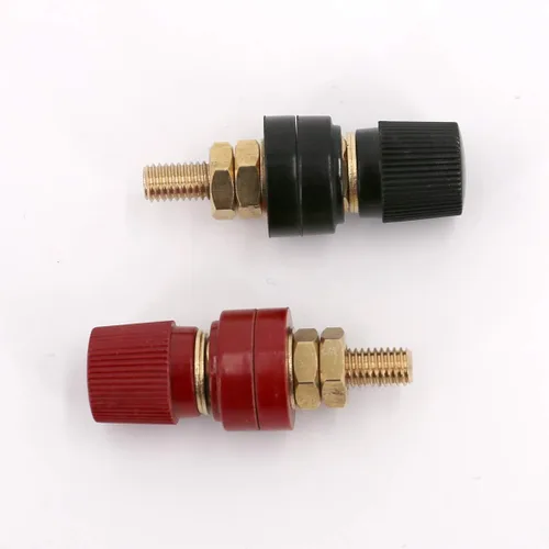 Miniatura 5 de Terminal de batería 3/8 pulgadas M10 0.394 in Stud Remoto Poste de fijación de batería, poste de conexión de alimentación Kit de terminales de 2