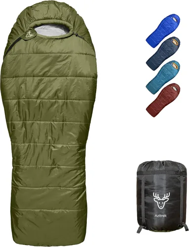 Saco de dormir de mamá de 0 grados para adultos para campamento | XXL grande y alto 3-4 estaciones cálido fresco | Saco de dormir de invierno para