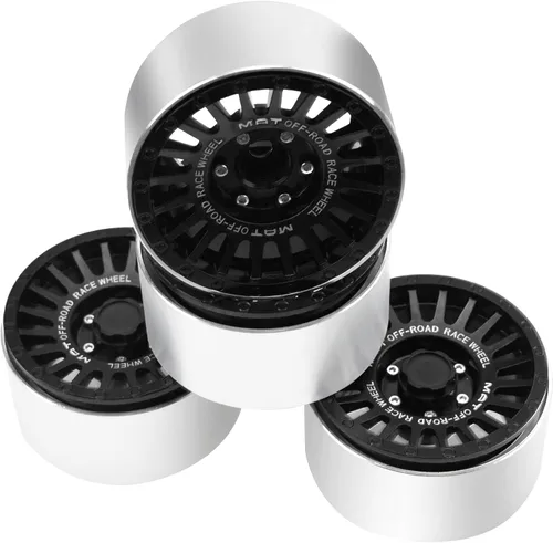 Miniatura 3 de Llantas de metal Beadlock de 2.2 pulgadas de ancho de 1.378 in de ancho compatibles con Traxxas TRX4 TRX6 Axial SCX10 90046 SCX10-III Wraith RR10