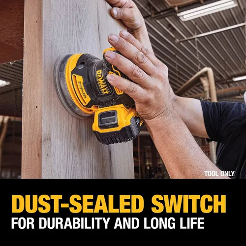 Miniatura 16 de DEWALT - Lijadora orbital de 20 V MAX, solo herramienta (DCW210B)