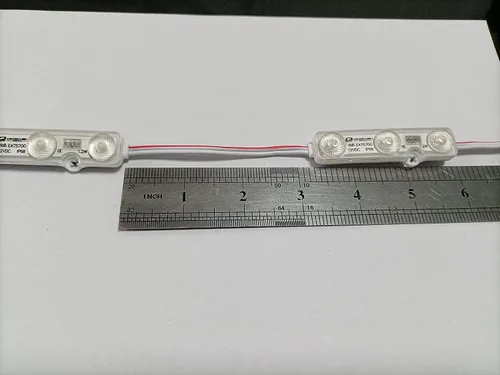 Miniatura 4 de Q QINGCHEN Módulo LED azul, 50 unidades, cadena DC12V 1.2 W, luz decorativa para letreros publicitarios de letras con cinta adhesiva en la parte