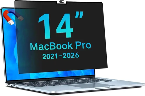 Miniatura 12 de STARY Pantalla de privacidad Macbook Air de 13 pulgadas (2018-2021, M1) y Macbook Pro de 13 pulgadas (2016-2022, M1, M2), magnética extraíble