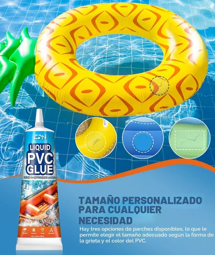 Miniatura 4 de Kit de parches para colchón de aire EPN, kit de reparación de forro de piscina de vinilo impermeable para inflables, colchón de aire, anillo