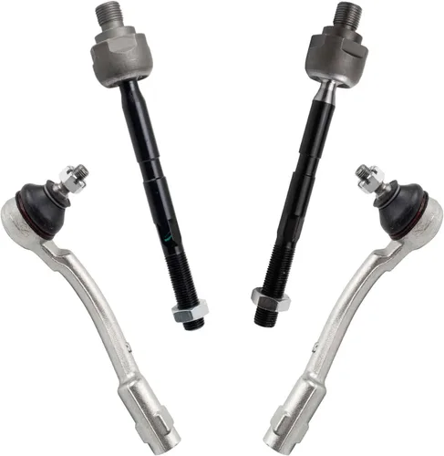 Miniatura 183 de TRQ Juego de barras de acoplamiento delanteras interiores y exteriores de 4 piezas compatible con Jeep Cherokee 1991-2001 y Comanche 91-92
