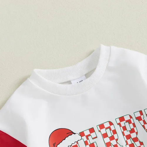 Miniatura 80 de BemeyourBBs Conjunto divertido de sudadera y pantalones de manga larga con letras divertidas para bebé niño y niño