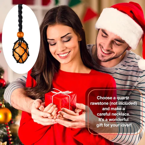 Miniatura 6 de Shappy 3 piezas de cordón de collar vacío soporte ajustable colgante de piedra colgante collar cordón para cristales DIY joyería pulsera accesorio