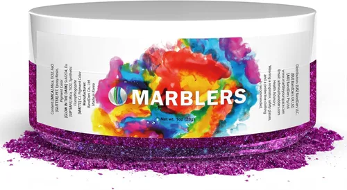 Miniatura 36 de MARBLERS - Polvo de mica de grado cosmético, nacarado, no tóxico, vegano, libre de crueldad, sombra de ojos, esmalte de uñas, arte de uñas, [Gris]