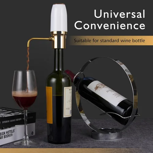 Miniatura 6 de aireador de vino eléctrico, aireador de vino, decantador de vino eléctrico, caño vertedor aireador de vino, dispensador de vino, accesorios de vino