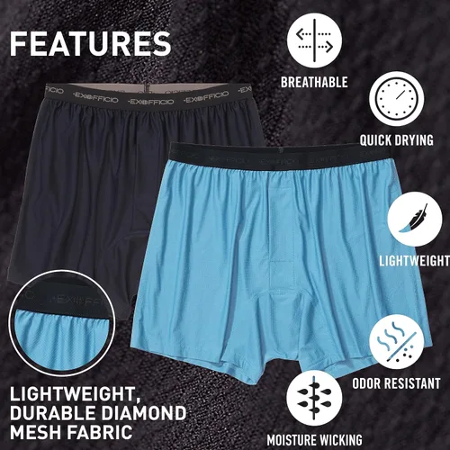 Miniatura 3 de ExOfficio Men's Give-n-go Boxer Shorts 2 Pack