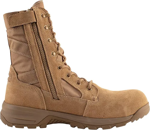 Miniatura 7 de Belleville BV508ZCT - Botas de seguridad compuestas para hombre, 8 pulgadas, ligeras, con cremallera lateral