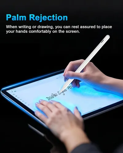 Miniatura 3 de DOGAIN Lápiz óptico para iPad 9ª y 10ª – Lápiz de carga tipo C para iPad Palm Rejection Active Pen compatible con (2018-2024) Apple iPad 6/7/8/9/10