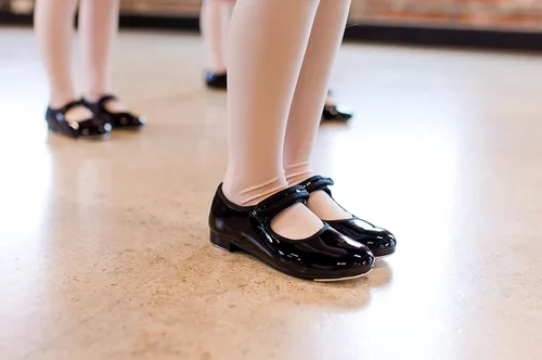 Miniatura 9 de Dance Class Molly Jane Zapatos de tap, planos, unisex, para niños
