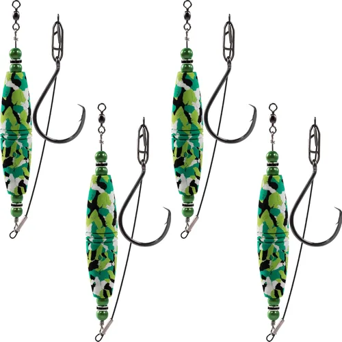 Miniatura 10 de Plataformas de flotador de bagre, bobbers de pesca, corchos, equipo de pesca para gato, combo de clavija de EVA, alta flotabilidad, ganchos Rojo