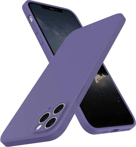 Miniatura 16 de SURPHY Funda de diseño para iPhone 11 Pro Max con protección para cámara, diseño de borde recto, silicona líquida delgada, piedra