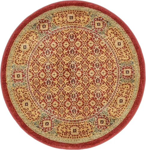 Miniatura 12 de Unique Loom Palace Collection - Alfombra de área Jefferson (2 pies x 3 pies 1 pulgada, rectangular, crema/caramelo)