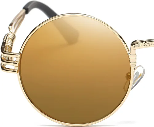 Miniatura 57 de Dollger Gafas de sol redondas Steampunk con marco de metal