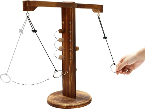 Miniatura 3 de Juego de lanzamiento de anillos para adultos, juego de gancho y anillo para bares y fiestas en casa, juegos de interior al aire libre