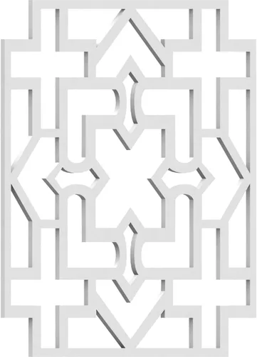Miniatura 6 de Wise Paneles decorativos de madera con calado, extra pequeños, 7 3/8 pulgadas de ancho x 7 3/8 pulgadas de alto x 1/4 pulgadas de alto, roble rojo