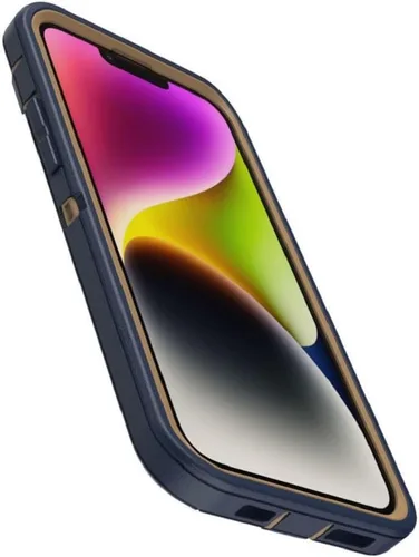 Miniatura 2 de OtterBox iPhone 14 y iPhone 13 (solo) - Funda Defender Series - Zapatos de ante azul - Resistente y duradero - con protección de puertos - Solo