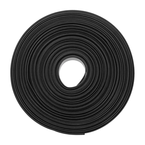 Miniatura 31 de Uxcell Tubo Termorretráctil 8mm de Diámetro 12.5mm de Ancho Plano 10m de Longitud 2:1 Tubo de Manga Termorretráctil para Cable Transparente Claro