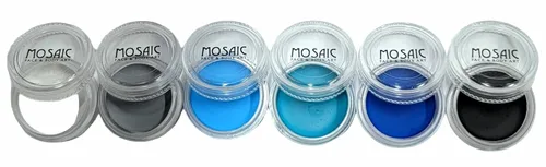 Miniatura 12 de Mosaic HydroCream - Paquetes de personajes de pintura facial para niños, no mancha, lavable, fórmula vegana gentil hipoalergénica. Pasteles