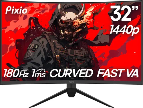 Miniatura 10 de Pixio PXC325 32 pulgadas 165Hz Frecuencia de actualización FHD 1080p Resolución 1500R Panel VA curvo 1ms MPRT Tiempo de respuesta Sincronización