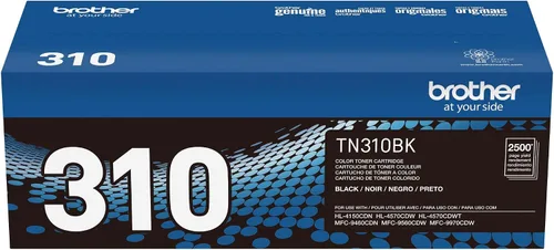 Miniatura 7 de Brother TN310 Cartucho de tóner de rendimiento estándar genuino, TN310BK, tóner negro de repuesto, rendimiento de páginas de hasta 2500 páginas