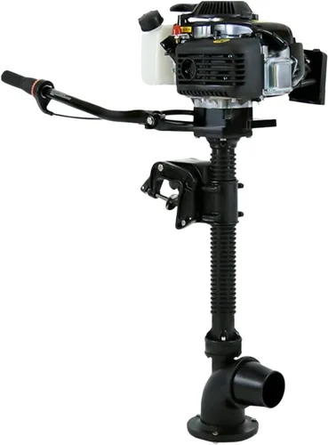 Miniatura 12 de Motor fuera de borda de 4 tiempos, motor de barco de pesca resistente de 6.5 HP, motor fuera de borda inflable, motor de barco de gasolina de 123 CC