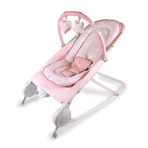 Miniatura 11 de Summer Infant 2-en-1 Mecedora y Silla Balancín Duo (Gris y Azul Agua) Mecedora y Balancín Conveniente y Portátil para Bebés Incluye Juguetes Suaves