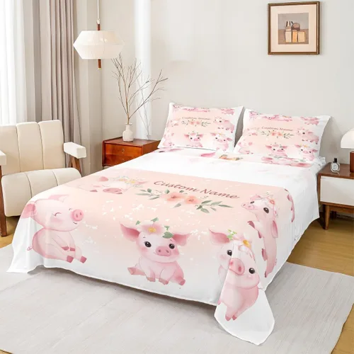 Miniatura 8 de Erosebridal Juego de sábanas de baloncesto rosa para niños y niñas, juego de sábanas de tamaño individual con temática deportiva, juego de sábanas