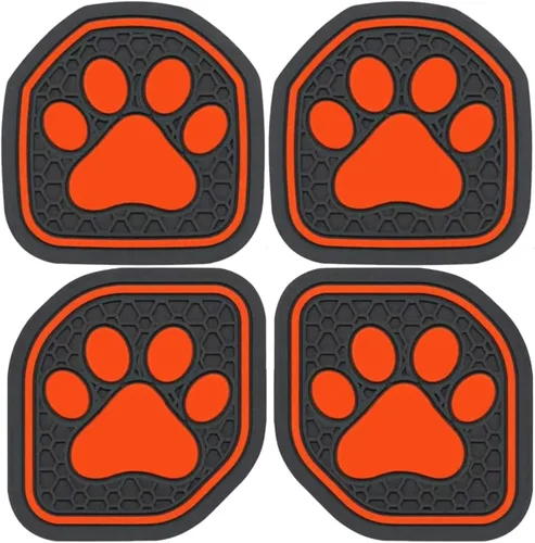 Miniatura 8 de Auovo Posavasos para auto para Wrangler JL JLU 2020-2023 2020-2023, accesorios de gladiador JT, decoración interior (kit de 4 piezas) (rojo)