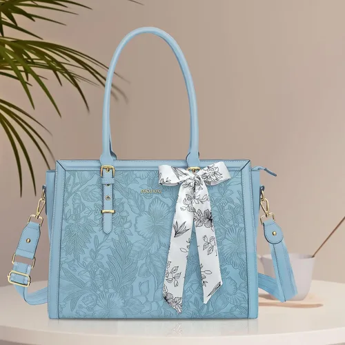 Miniatura 3 de MOSISO Bolsa para Portátil para Mujeres, 15.6-16 pulgadas Bolsa Tote de Piel Sintética Compatible con MacBook, HP, Dell, Asus Notebook, Bolsas