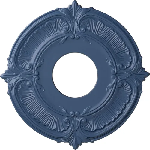 Miniatura 66 de Ekena Millwork CM12ATCGS Medallón de Techo Attica (Se Adapta a Doseles de hasta 3 1/2"), Pátina Verde Cobre Pintada a Mano