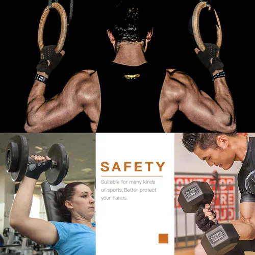 Miniatura 5 de Workout Gloves Weight Lifting Gloves Palm Support Protection for Men Women, Exercise Gloves Sports for Training, Fitness, Gym
