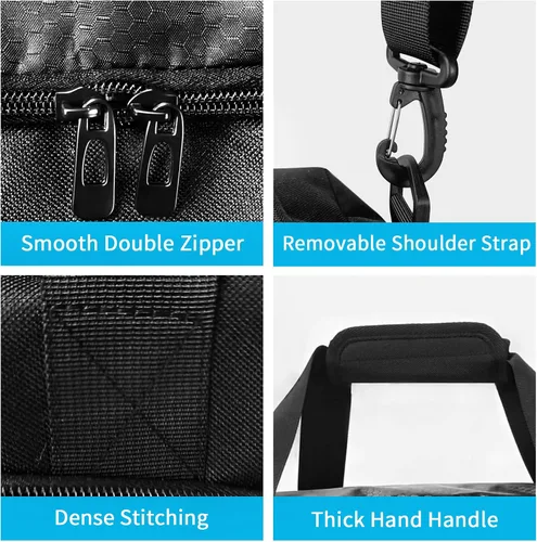 Miniatura 7 de Bolsa de lona para gimnasio, bolsa de lona pequeña de 20 pulgadas con bolsillo húmedo y compartimento para zapatos para viajes, deportes, fin
