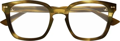 Miniatura 2 de Gucci Gafas vintage GG0184O 010 de 1.969 in para hombres y mujeres, paquete de cuidado de gafas Ocu-Kit, Habana claro