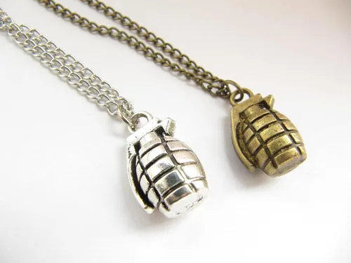 Miniatura 3 de Bomb Juego de collar Granada de mano collar de ejército collar collar Warrior militar