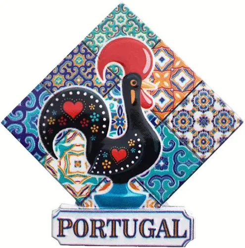 3D Portugal refrigerador imán nevera recuerdos turísticos hecho a mano resina artesanía pegatinas magnéticas hogar cocina decoración viaje regalo