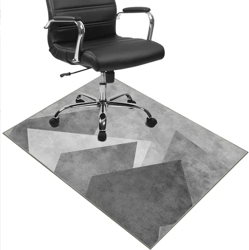 Miniatura 14 de Tapete para silla de oficina para suelo de madera dura, tapete de piso de 55 x 35 pulgadas para silla de oficina, tapete para silla de escritorio