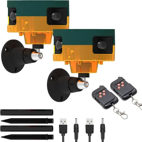 Miniatura 12 de Luces de alarma de seguridad con sensor solar para exteriores, detector de movimiento de 360°, luz estroboscópica intermitente, lámpara de Rojo 1