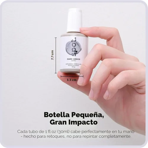 Miniatura 3 de spot. Pintura de retoque Acabado mate para gabinetes, paredes, puertas y muebles Kit de reparación gris multicolor Secado rápido, autocebante