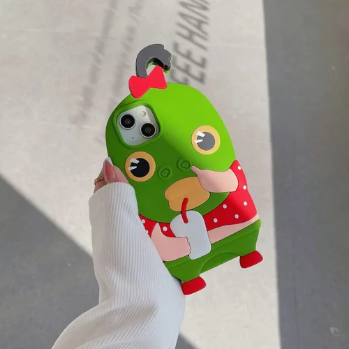 Miniatura 3 de Funda fea para iPhone 13 Pro, fundas de teléfono Kawaii de silicona 3D de dibujos animados de peces feos divertidos para iPhone 13 Pro, bonita funda