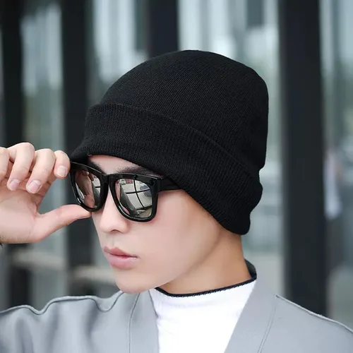 Miniatura 6 de Gorro de punto para hombres y mujeres, cálido y lindo gorro para invierno