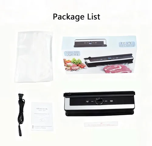 Miniatura 6 de Sellador al vacío compacto, sellador de alimentos portátil con cortador integrado, sello de un botón, sellador al vacío para ingredientes