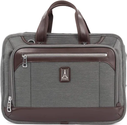 Miniatura 9 de Travelpro Platinum Elite - Maletín de negocios expandible de 16 pulgadas, Gris Vintage, 16 - pulgadas, Platinum Elite - Maletín de negocios