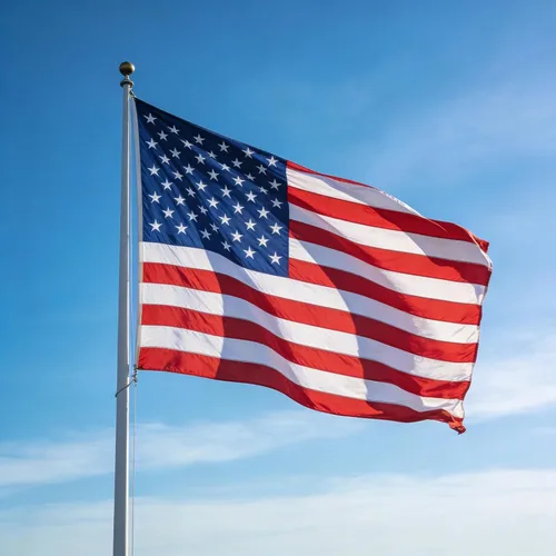 Miniatura 7 de Bandera de Estados Unidos, bandera de Estados Unidos, 3 x 5 pies, banderas ligeras de poliéster con 2 ojales de latón para decoraciones de fiestas