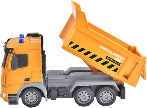 Miniatura 8 de LEXiBOOK, Crosslander® pro Mezclador de hormigón RC, mezclador de camión con control remoto, efectos de luz, tanque giratorio de 360°, recargable