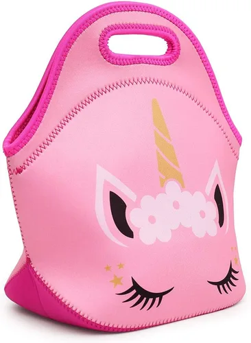 Miniatura 7 de Moonmo Lindo unicornio cara de lentejuelas de diamante impermeable princesa mochila escolar para niñas