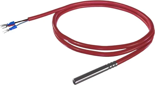 Waterproof PT1000 thermistor -50~+200 Celsius Temperature Sensor 6 * 50mm Probe Thermal Resistance with Silicone Cable