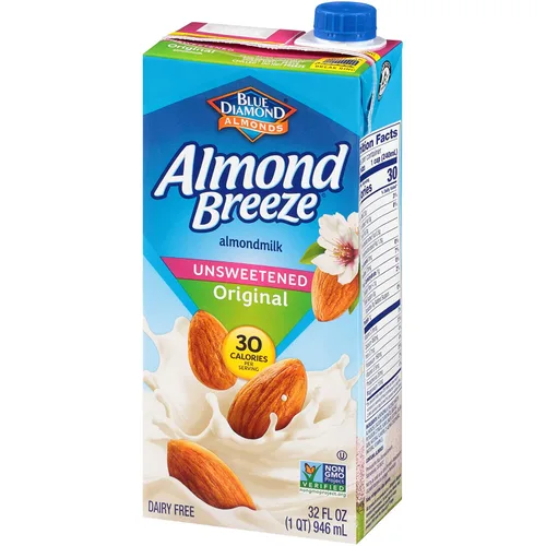 Miniatura 6 de Almond Breeze Leche de almendras sin lácteos, vainilla sin azúcar, 32 onzas (paquete de 12)